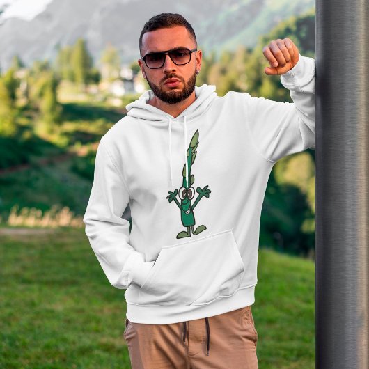 Funny Asparagus Mens Hoodie