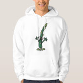 Funny Asparagus Mens Hoodie (Vorderseite)