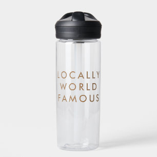 Funny Aspiration Minimalistisch Moderne Namplate Trinkflasche
