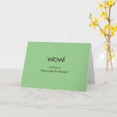 Funny Associate Professor Herzlichen Glückwunsch Karte (Gelbe Blume)