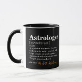Funny Astrologer Definition benutzerdefinierbar Tasse (Links)
