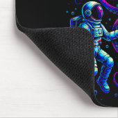 Funny Astronaut And Squid In Underwater Space With Mousepad (Ecke)