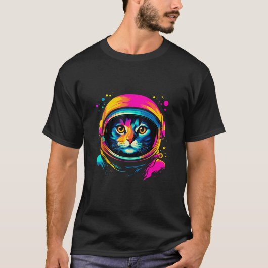 Funny Astronaut Cat Gifts For Men Women And Kids S T-Shirt (Vorderseite)