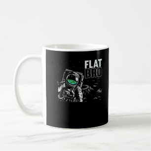 Funny Astronaut Flat Earth Conspiracy Theory Spaß Kaffeetasse