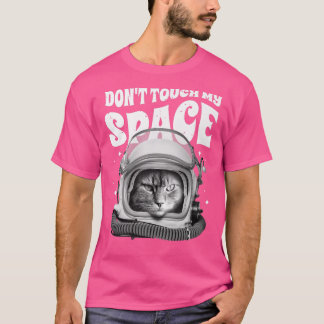 Funny Astronaut space cat Graphic Men Women  T-Shirt