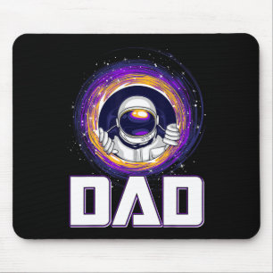 Funny Astronaut Vater Weltraumgalaxie Lover Fathe Mousepad