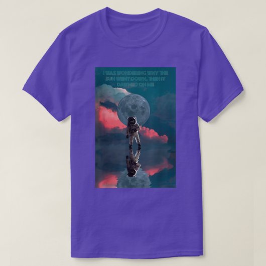 Funny Astronomie Witz T-Shirt (Design vorne)