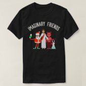 Funny Atheist Anti Religion  Imaginary Friend Grap T-Shirt (Design vorne)