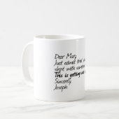 Funny Atheist Design Kaffeetasse (Vorderseite Links)