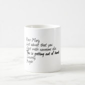 Funny Atheist Design Kaffeetasse (Mittel)