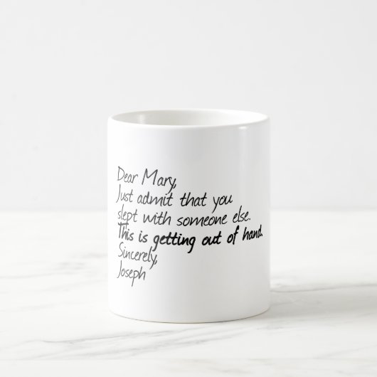 Funny Atheist Design Kaffeetasse (Mittel)
