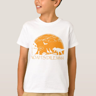 Funny Atheist Noahs Dilemma T-Rex T-Shirt