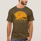 Funny Atheist - Noahs Dilemma T-Rex Tee Shirt (Vorderseite)