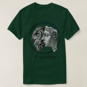 Funny Athena Goddess The Iliad Homer griechischen T-Shirt (Design vorne)