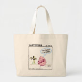 Funny Athiest Agnostic Spaß Cured Ham Lourdes Jumbo Stoffbeutel (Vorne)