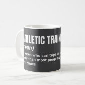 Funny Athletic Trainer Definition Kaffeetasse (Vorderseite Links)