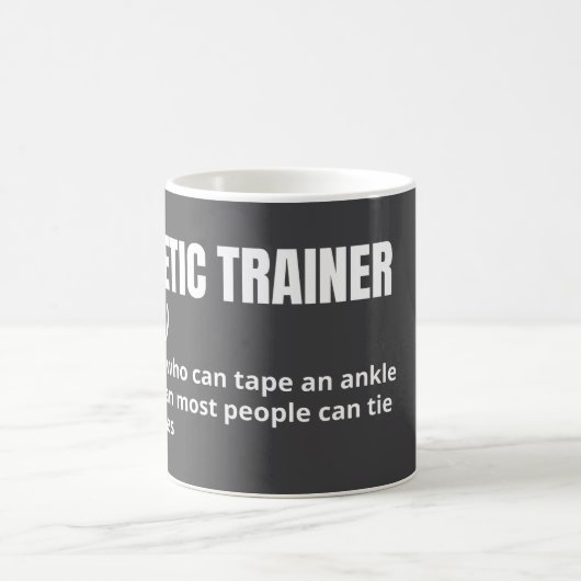 Funny Athletic Trainer Definition Kaffeetasse (Mittel)