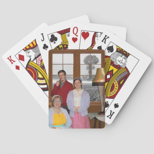 Funny AtomFamily Christmas Playing Cards Spielkarten (Rückseite)