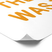 Funny Attitude 40. Geburtstag Gag Geschenke Poster (Ecke)