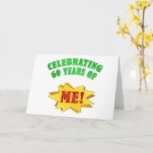 Funny Attitude 60. Geburtstagsgeschenke Karte (Gelbe Blume)