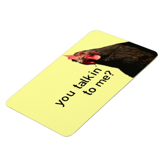 Funny Attitude Chicken Magnet (Linke Seite)