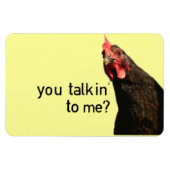 Funny Attitude Chicken Magnet (Horizontal)