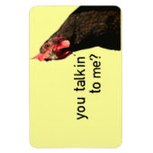 Funny Attitude Chicken Magnet (Vertikal)
