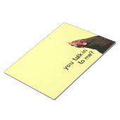 Funny Attitude Chicken Notizblock (angewinkelt)