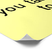 Funny Attitude Chicken - Sie reden mit mir? Poster (Ecke)