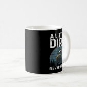 Funny ATV Four Wheeler Quad Dirt Bike Riding Men W Kaffeetasse (VorderseiteRechts)