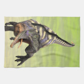 Funny Aucasaurus Dinosaur - Perfekt für Dino Lover Geschirrtuch (Horizontal)