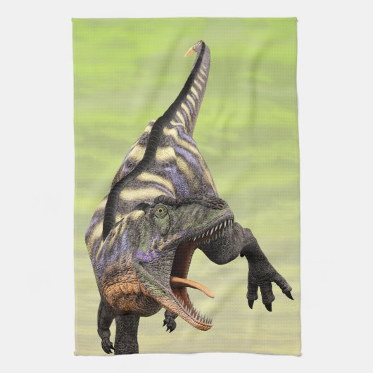 Funny Aucasaurus Dinosaur - Perfekt für Dino Lover Geschirrtuch (Vertikal)