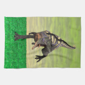 Funny Aucasaurus Dinosaur - Perfekt für Dino Lover Geschirrtuch (Horizontal)