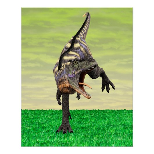 Funny Aucasaurus Dinosaur - Perfekt für Dino Lover Poster (Vorderseite)