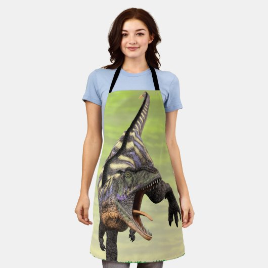 Funny Aucasaurus Dinosaur - Perfekt für Dino Lover Schürze (Getragen)