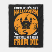 Funny auch wenn es kein Halloween-Fleece-Blanket i Fleecedecke (Vorderseite)
