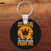 Funny auch wenn es kein Halloween-Schlüsselanhänge Schlüsselanhänger (Rückseite)