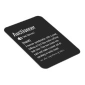 Funny Auctioneer Wertschätzung Magnet (Rechte Seite)