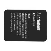 Funny Auctioneer Wertschätzung Magnet (Horizontal)