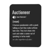 Funny Auctioneer Wertschätzung Magnet (Vertikal)
