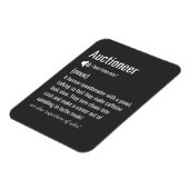 Funny Auctioneer Wertschätzung Magnet (Linke Seite)
