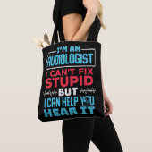 Funny Audiologe Audiology Fix Stupid Sprichwort Tasche (Von Nahem)