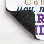 Funny Audiology Behalte ruhigen Eingeständnis, das Mousepad (Ecke)