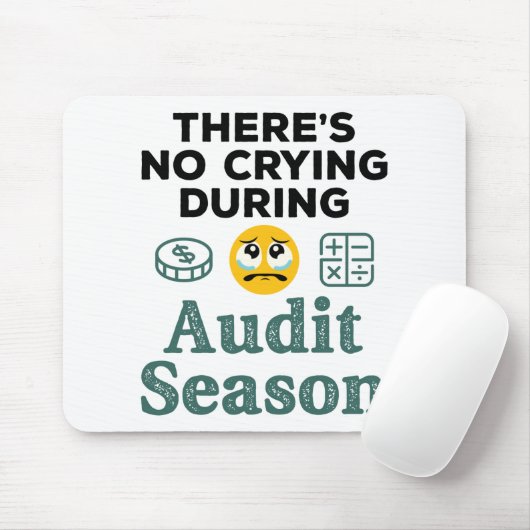 Funny Auditor: Kein Weinen während der Prüfungssai Mousepad (Mit Mouse)