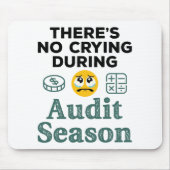 Funny Auditor: Kein Weinen während der Prüfungssai Mousepad (Vorne)