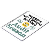 Funny Auditor: Kein Weinen während der Prüfungssai Notizblock (Linke Seite)