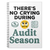 Funny Auditor: Kein Weinen während der Prüfungssai Notizblock (Vorderseite)