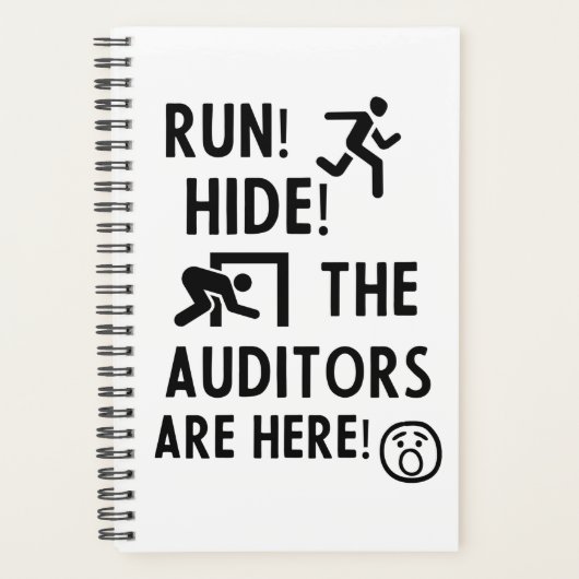 Funny Auditor Notebook Planer Geschenk für Buchhal (Vorderseite)