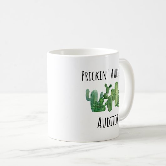Funny Auditor Wertschätzung danke Ihnen Geschenk I Kaffeetasse (VorderseiteRechts)