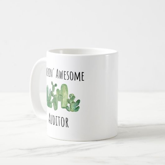 Funny Auditor Wertschätzung danke Ihnen Geschenk I Kaffeetasse (Vorderseite Links)